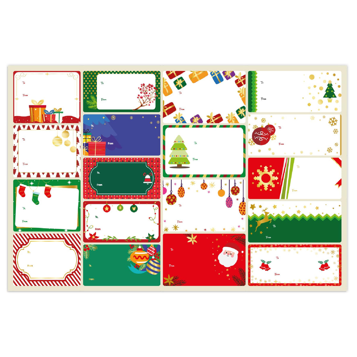 Christmas Sticker Labels – Easykart Labels