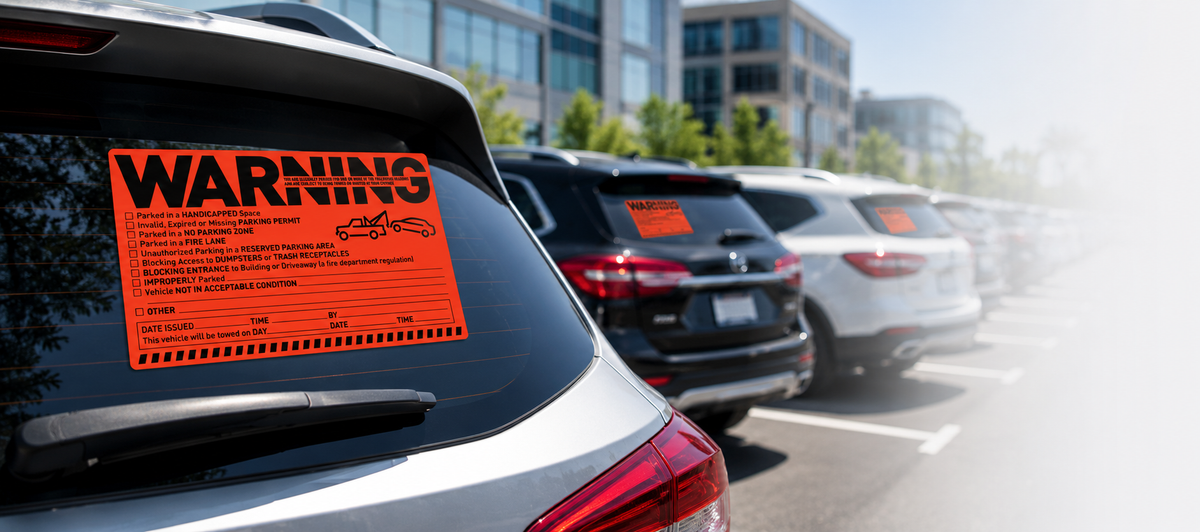 Parking Violation Stickers, Cards & Bulk Labels for business – Easykart ...