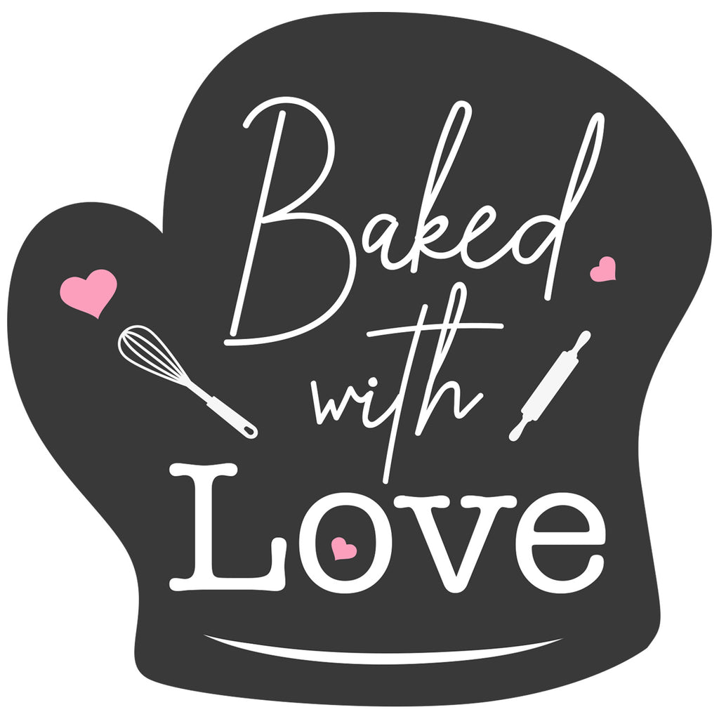 baked with love by stickers