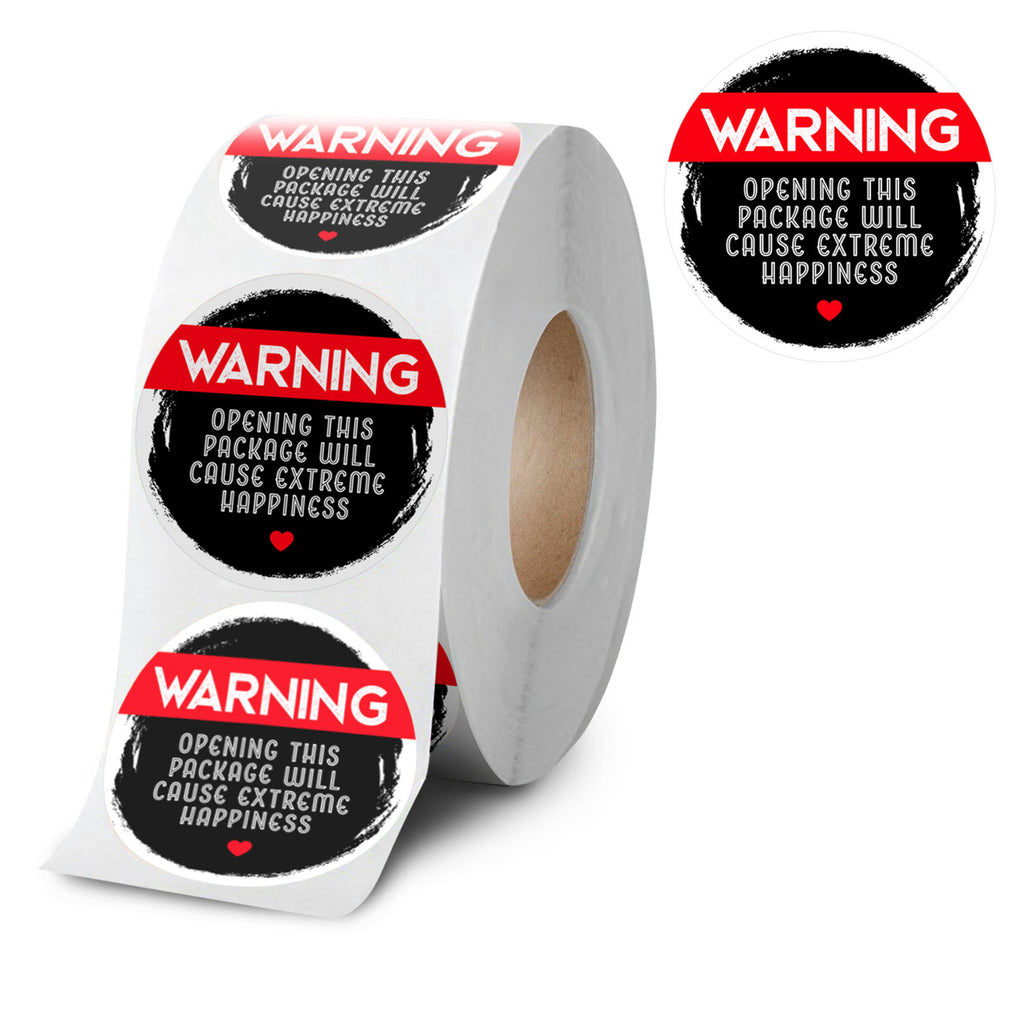 warning extreme happiness stickers download