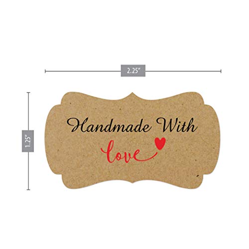 handmade with love stickers printable