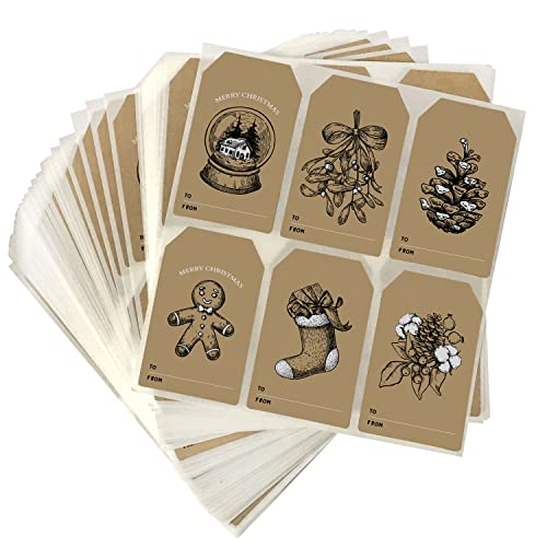 Bright Creations 300 Pack Kraft Paper Gift Tags with String, Baby Feet  Cutouts (2.17 x 4.1 in)