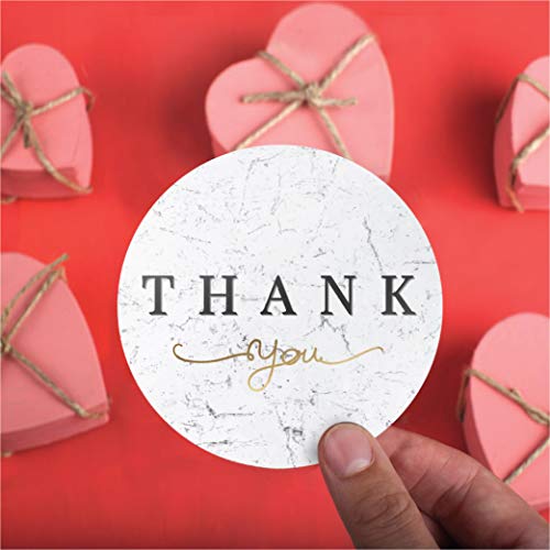 easty to peel stickers , thank you labels , birthday stickers , thank you stickers , wedding stickers , gratitude stickers , small business stickers , Gold foil stickers , Matt stickers , 1 .5 " Round stickers 