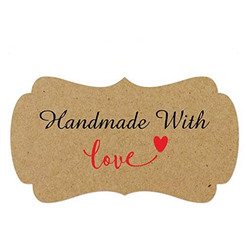 handmade with love stickers