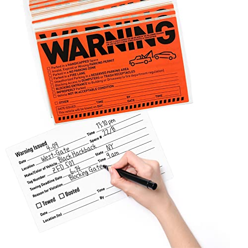 Parking Violation Stickers- Orange – Easykart Labels