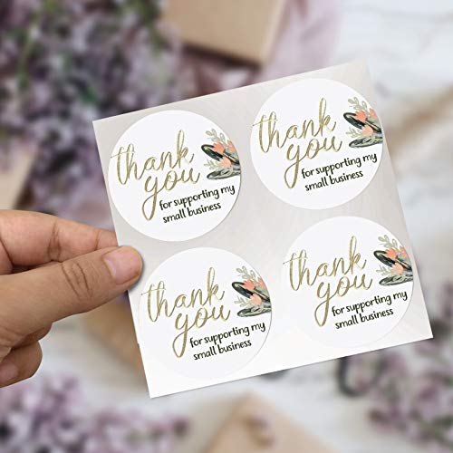 thank you stickers for small business
