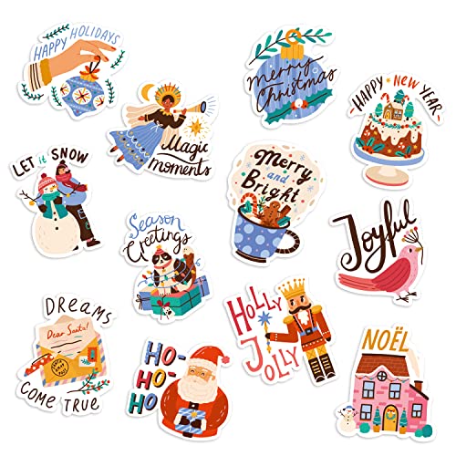 Funny Holiday Stickers  Set of 10 - Aesthetic Journeys Designs