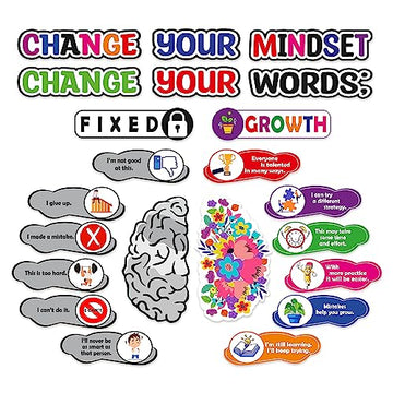 STICKERS! Growth Mindset Reward and Motivation Stickers!