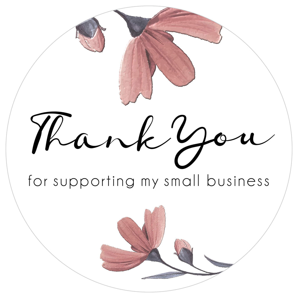 thank you for supporting a small business stickers