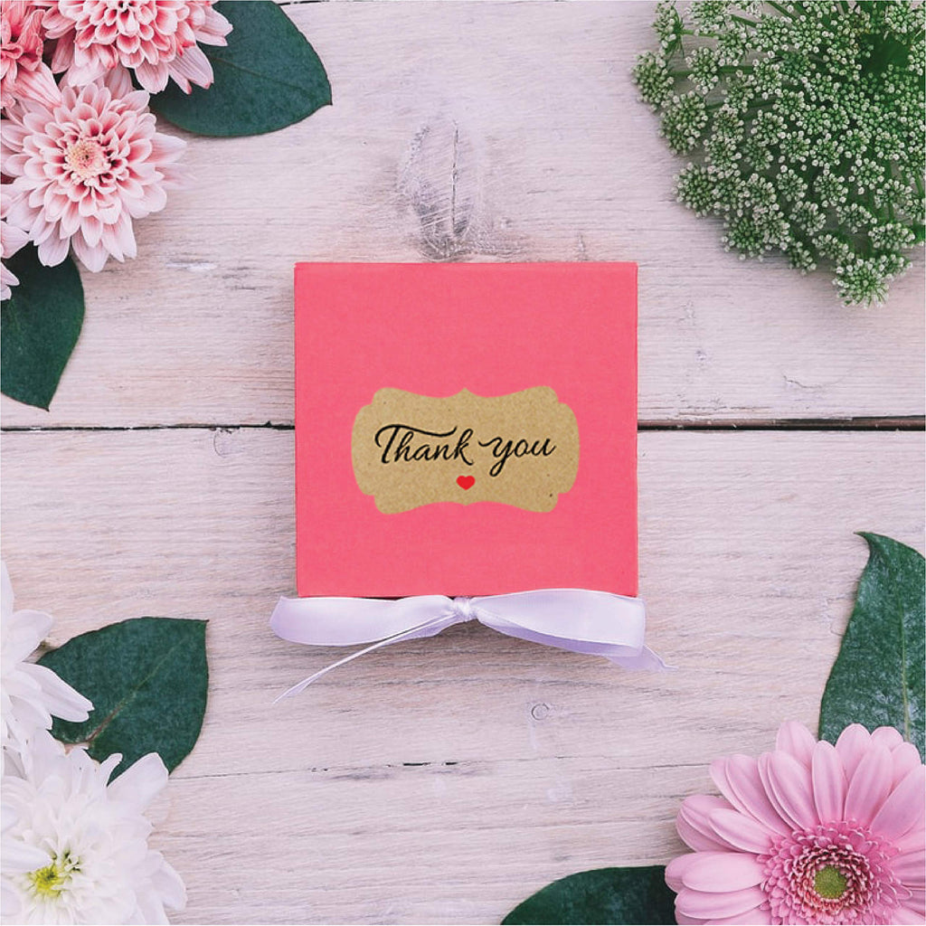 DECORATIVE THANK YOU STICKERS 