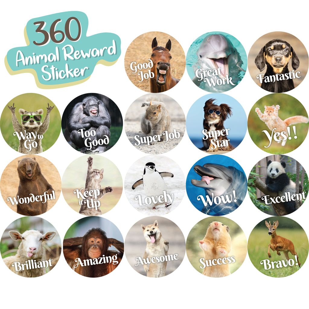 Reward And Motivational Stickers | 360 pcs | 1 Inch | Easykart Labels ...