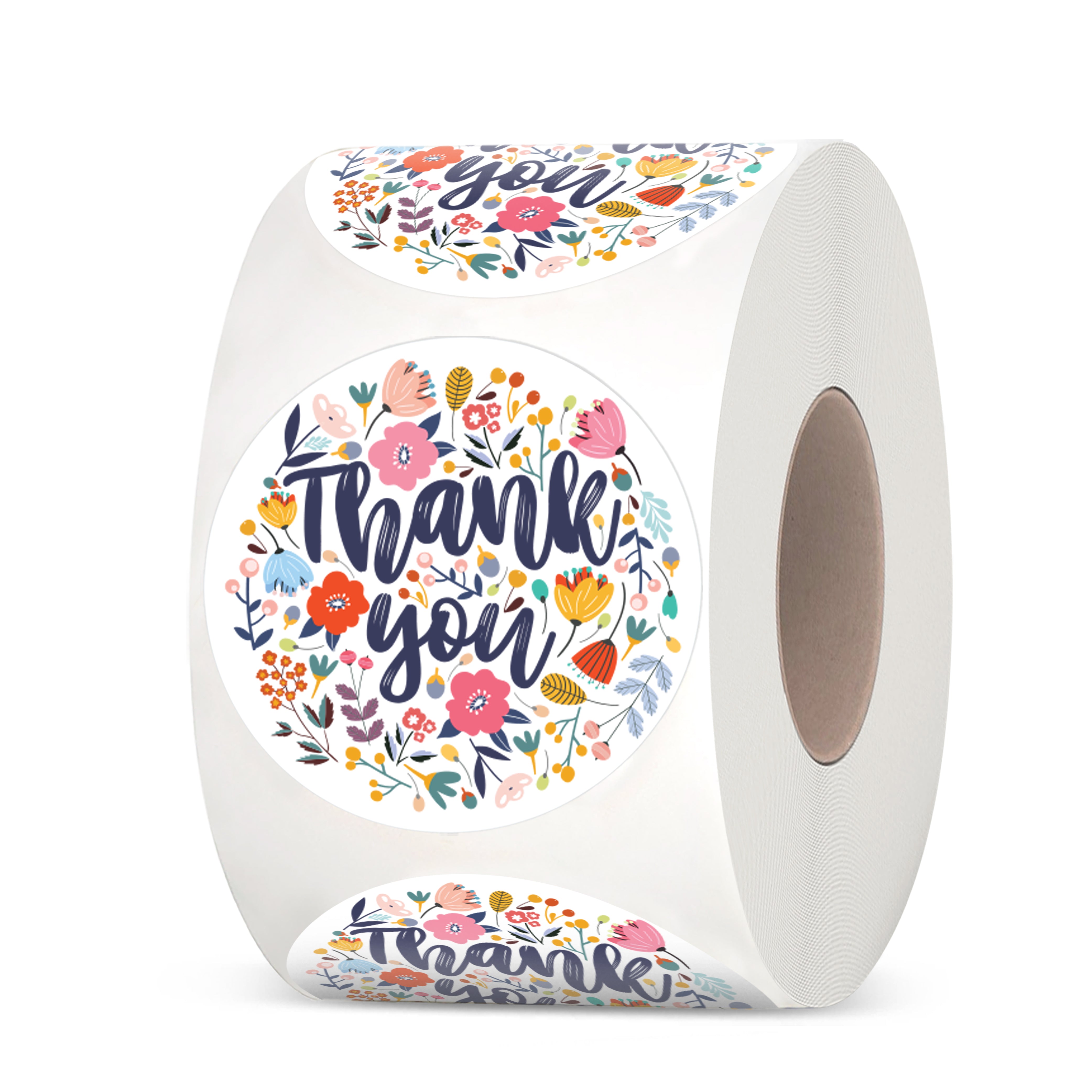Bedankjes van 1000 stuks, 1 inch zelfklevende etiketten voor kleine Bedankjes van 1000 stuks, 1 inch zelfklevende etiketten voor kleine
